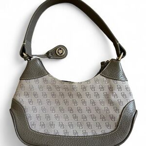 Dooney & Bourke Leather Shoulder Bag Logo Purse